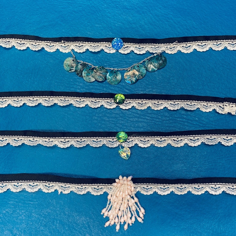 Chokers sold by each.
